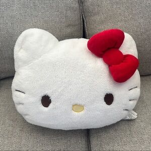 Hello Kitty Plush Pillow - White and Red